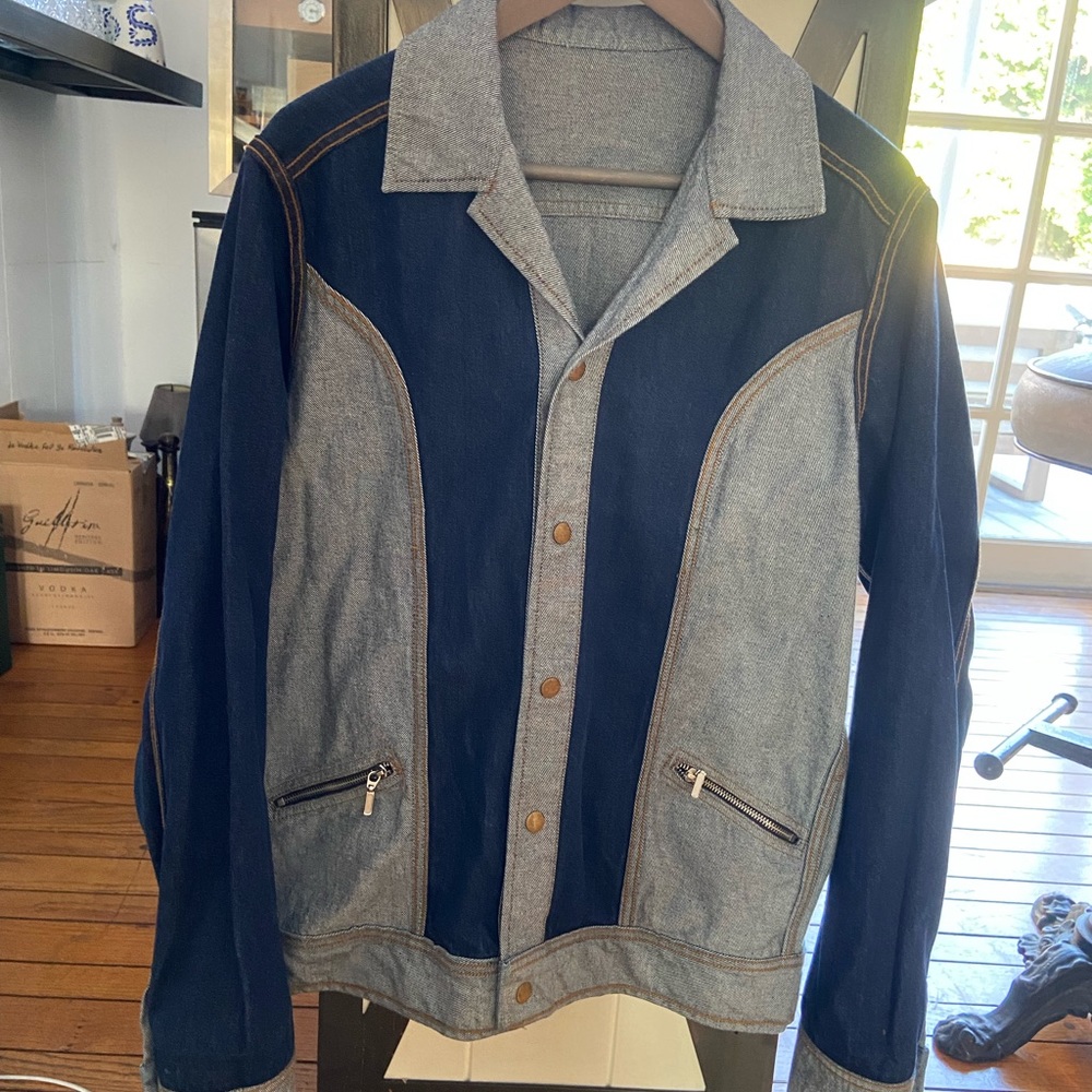 Shirt denim jacket . One of the kind (sample) .never used